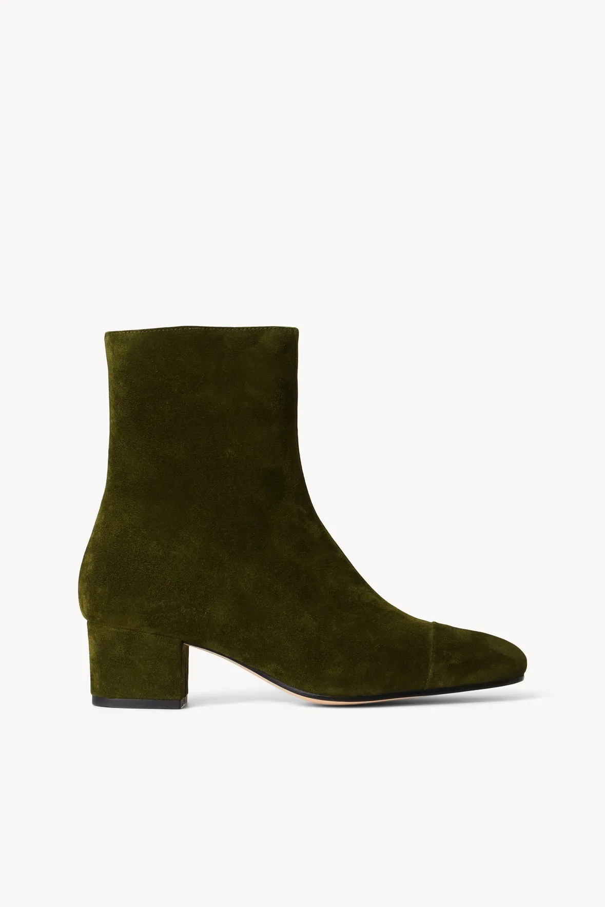 AIMEE SHORT BOOT | OLIVE SUEDE anti-odor