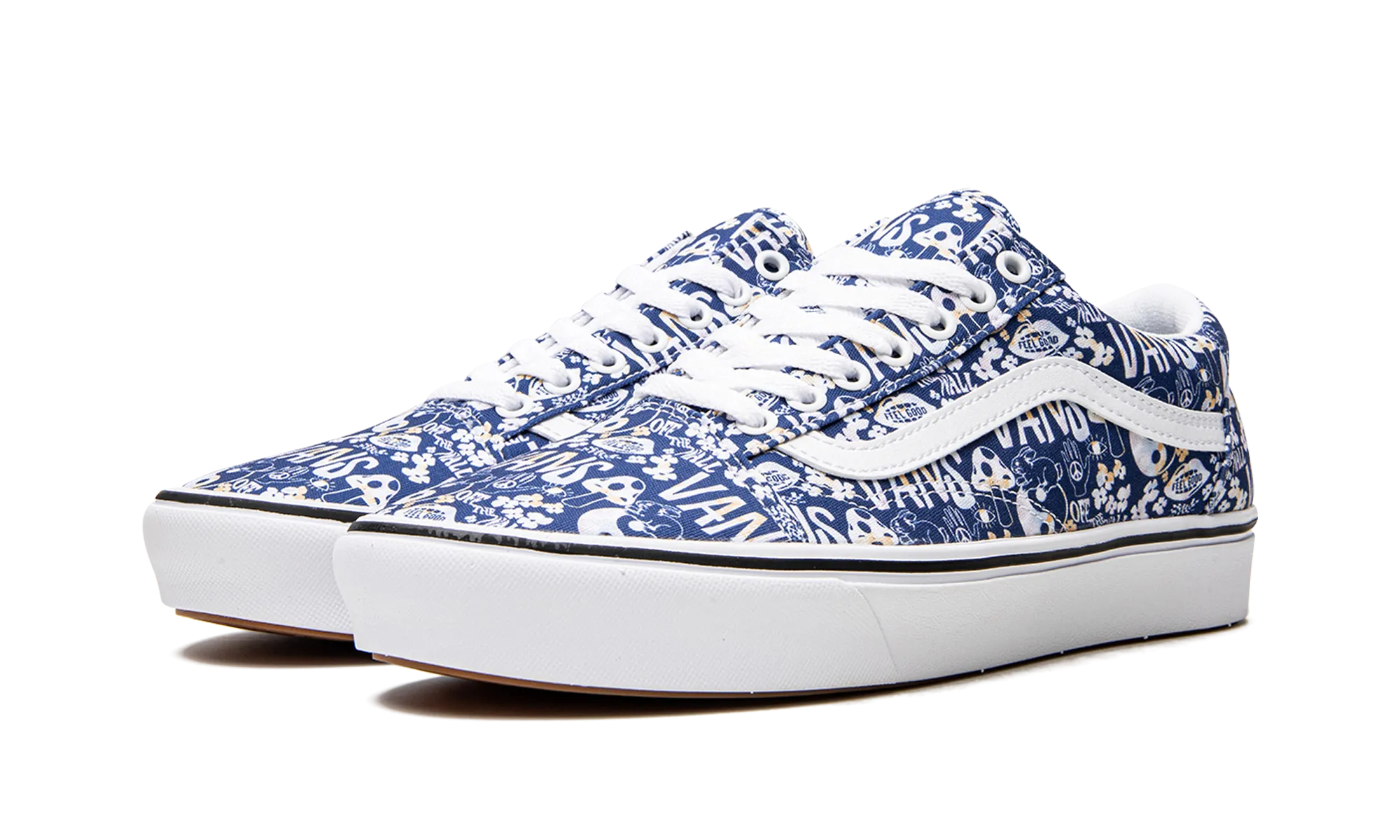 Comfycush Old Skool "Pastel Tie Dye" Wide Fit Option Cloud Fit