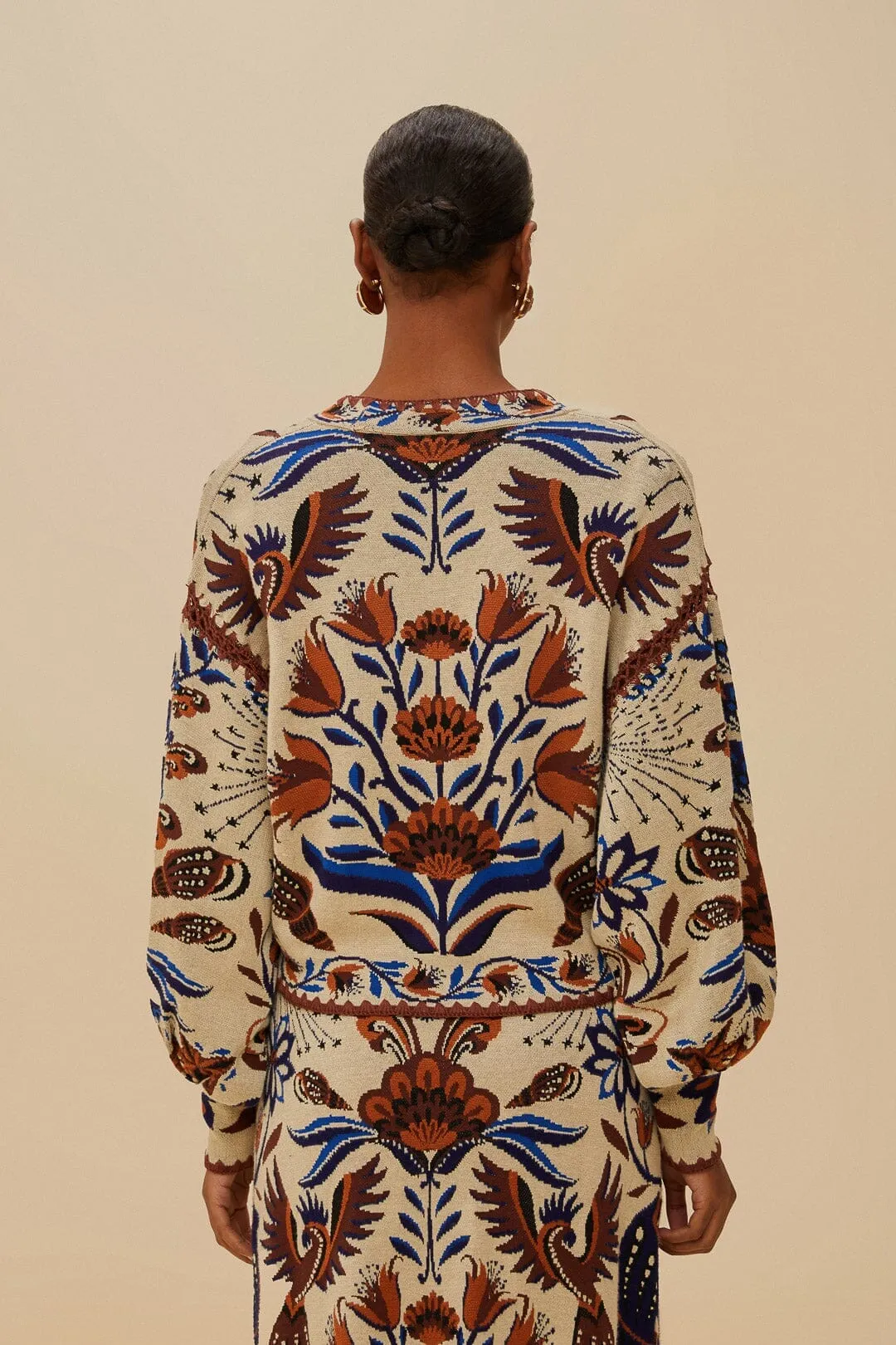 Under Jacket Chill Evening Sand Nature Land Knit Cardigan