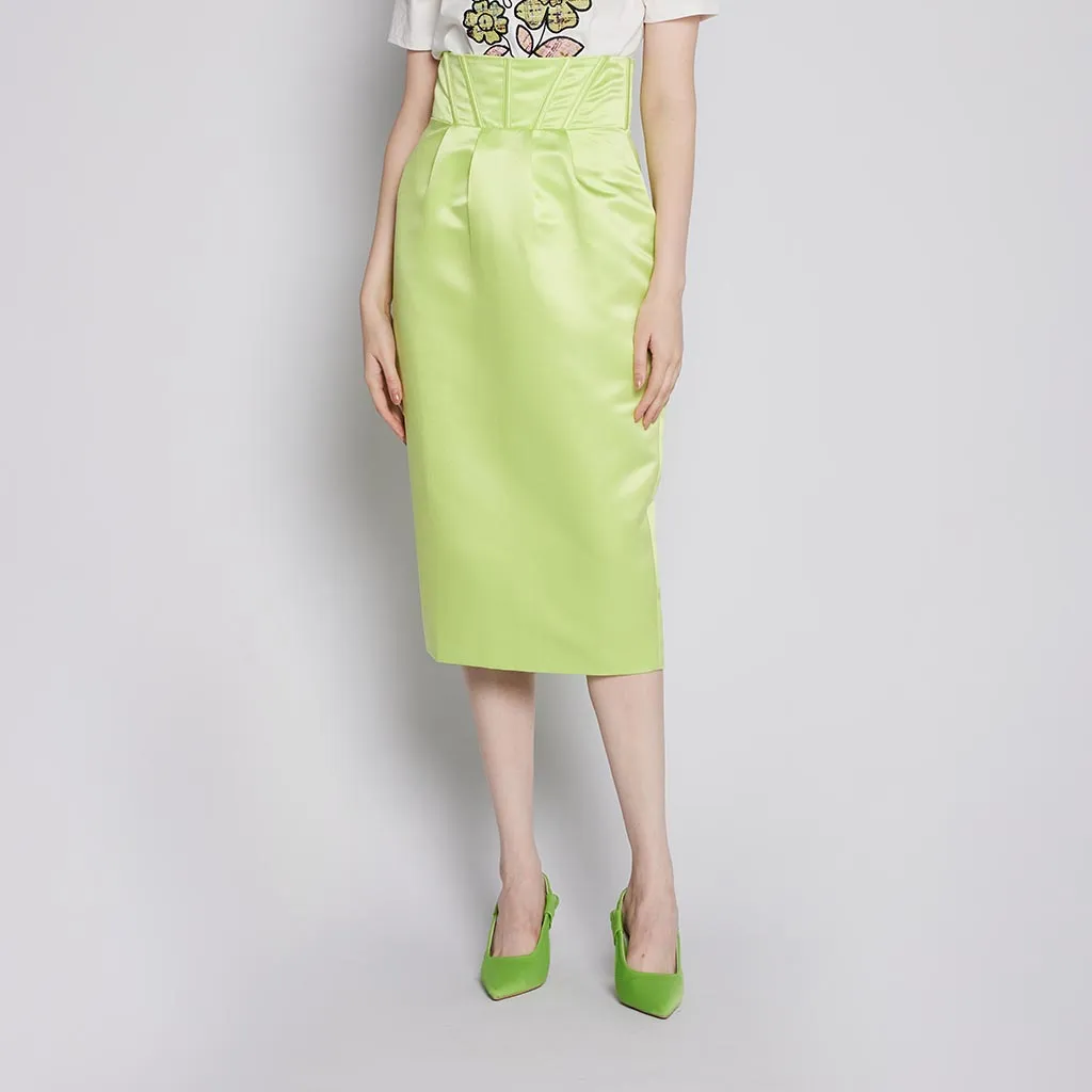 Design Detail Corset Midi Skirt