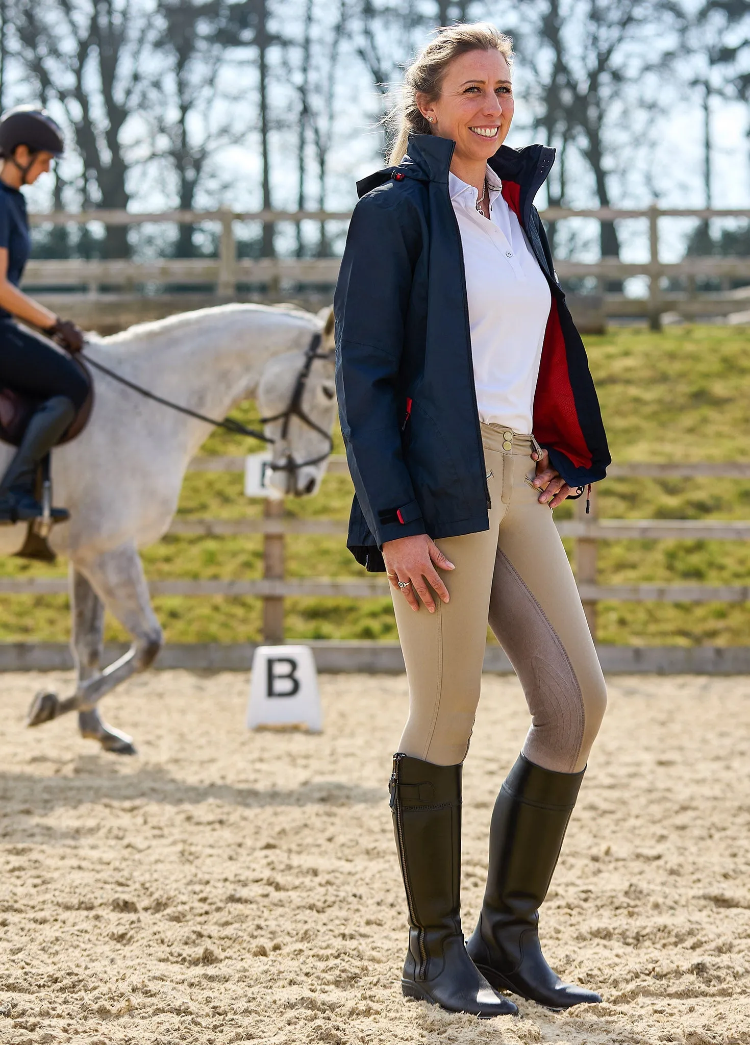 anti-odor Connemara Tall Crossover Riding Boot - Black