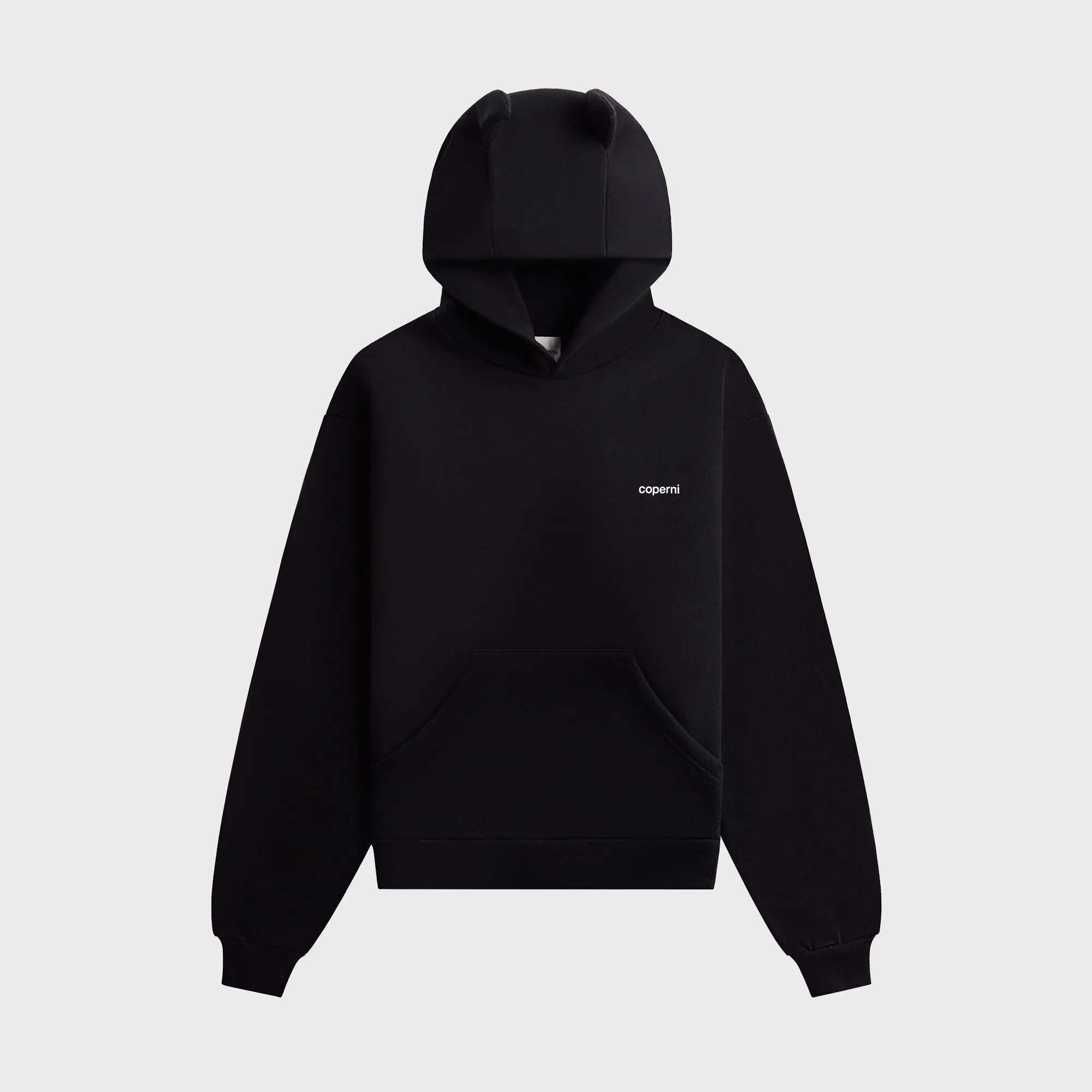 Coperni Horn Hoodie - Black jersey
