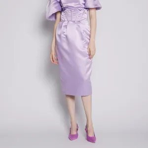 Corset Midi Skirt Structured silhouette