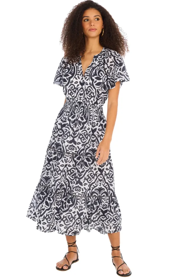 Elowen Midi Dress Fashion Essential Knit Cool