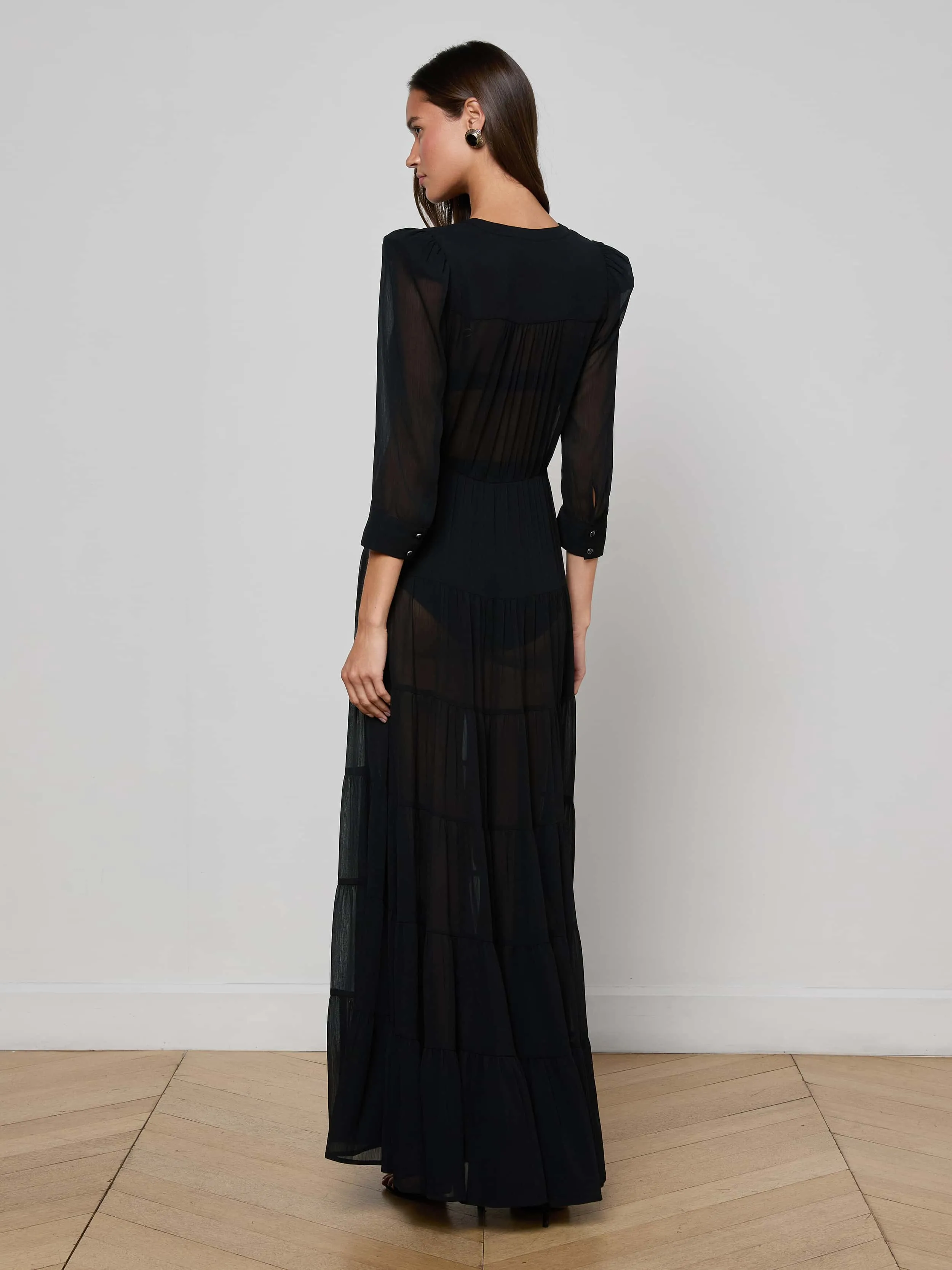 Sleek Cut Seraphina Tiered Maxi Dress