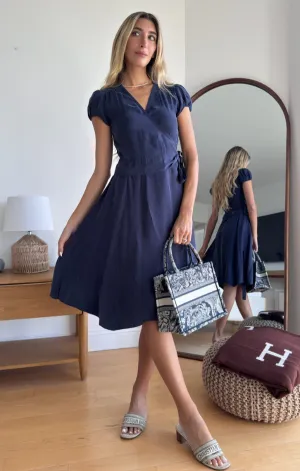 Quick Fit Cupro 2 in 1 Wrap Dress