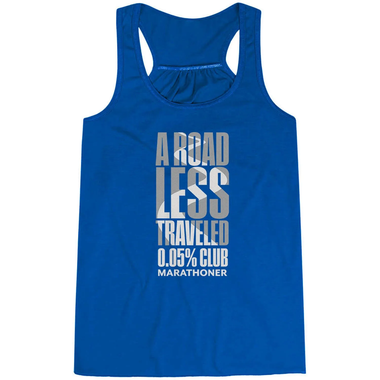 Flowy Racerback Tank Top - A Road Less Traveled - Marathoner Street Comfort