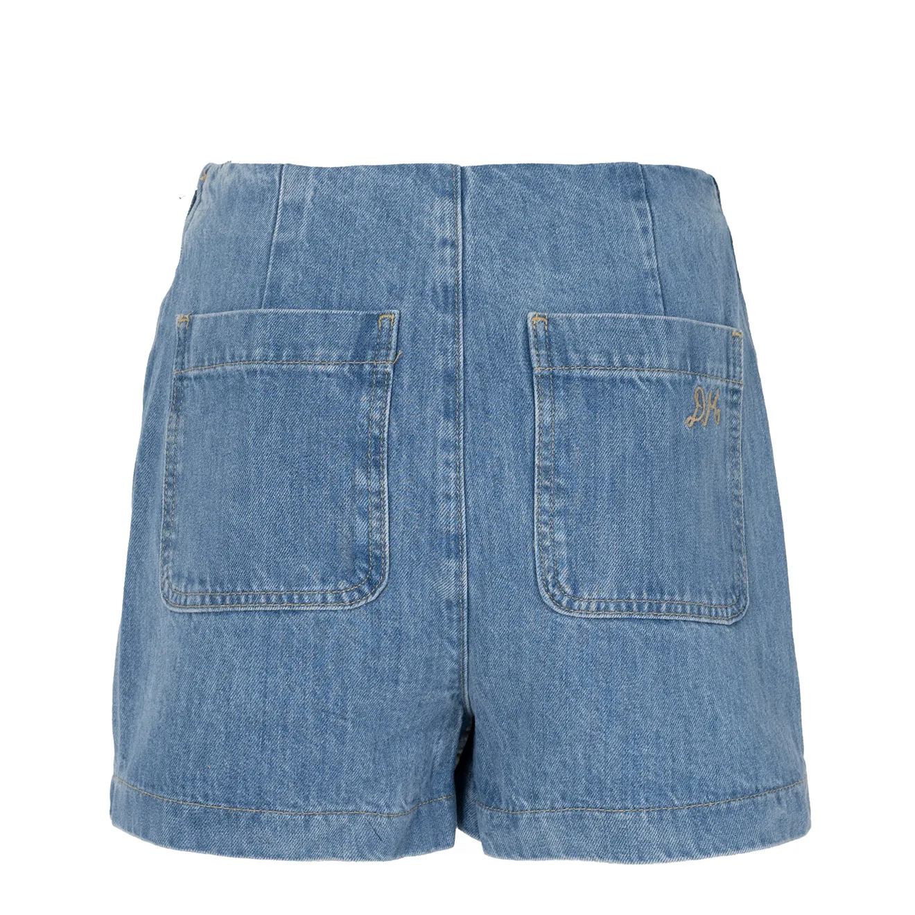 Damson Madder Rory Skort River Wash Two Tone Trim Light Fabric