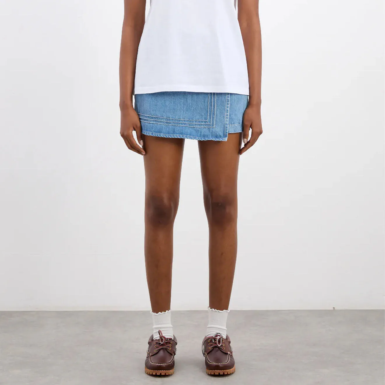 Damson Madder Rory Skort River Wash Mall Brand Look