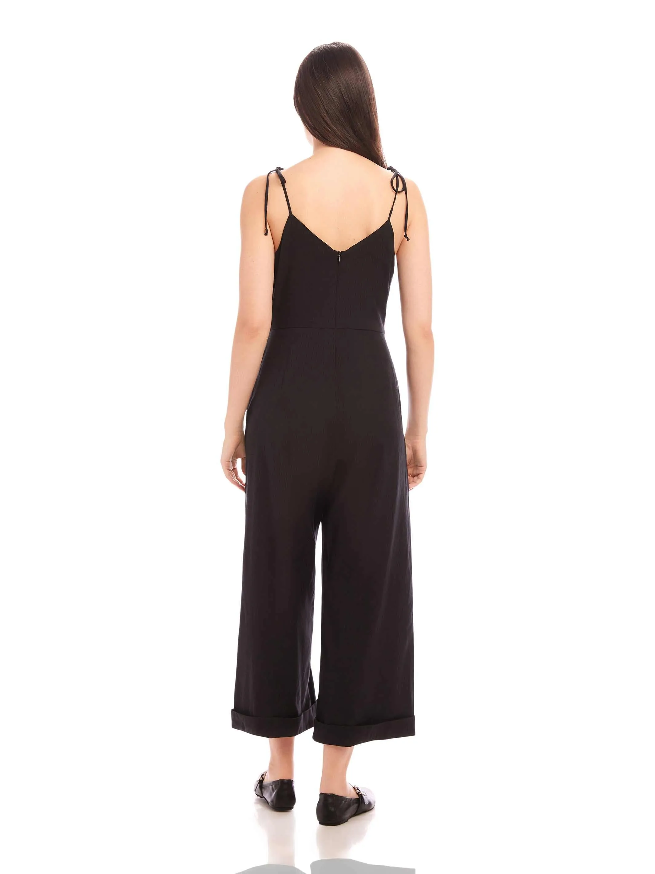 Dana Cropped Jumpsuit Classic Look Travel Essential