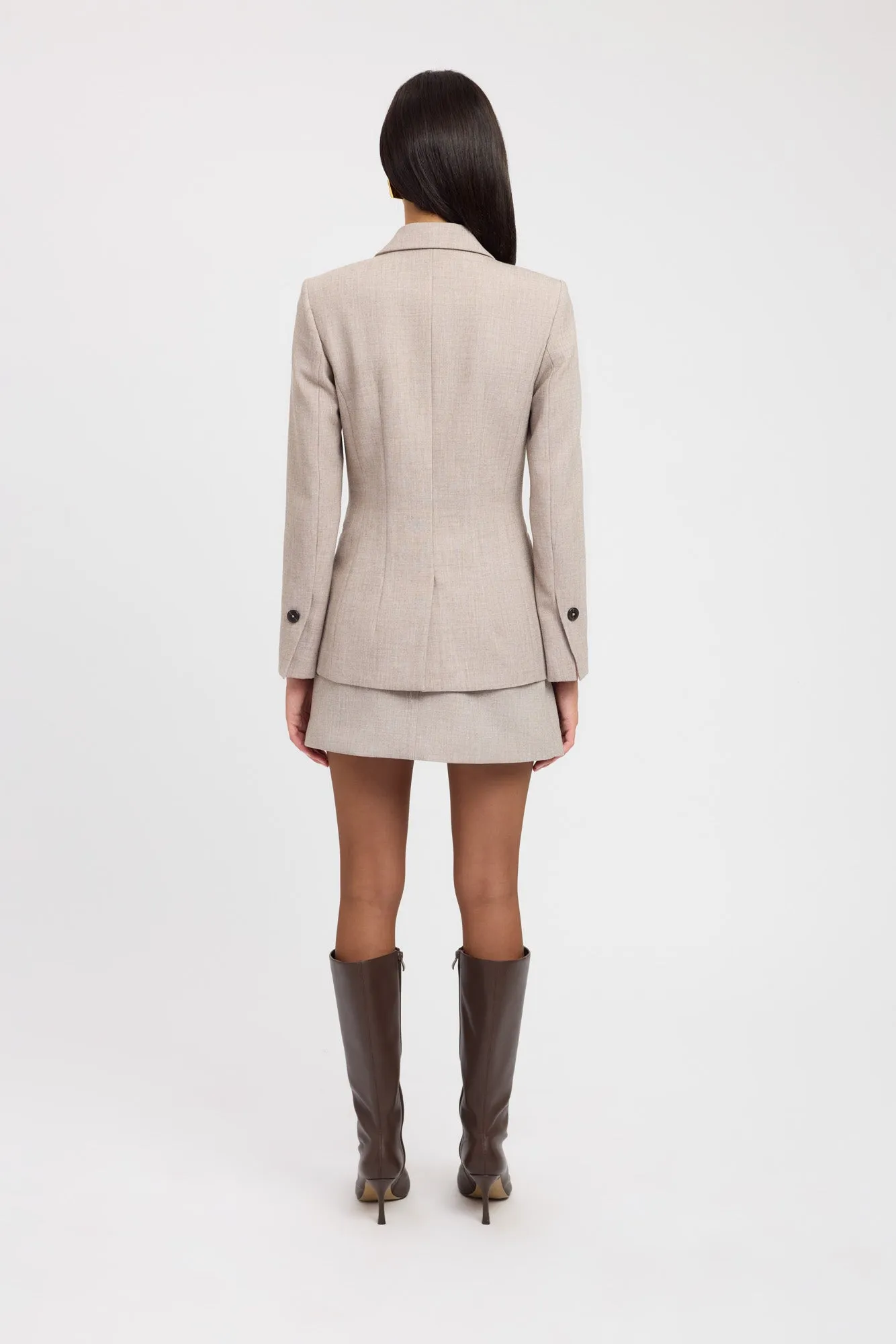 Casual Chill Look WaterResistantFabric Darcy Contour Blazer