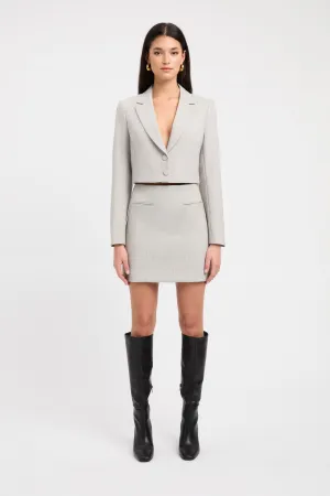 Darcy Cropped Blazer Weatherproof Barrier Reinforced Zippers