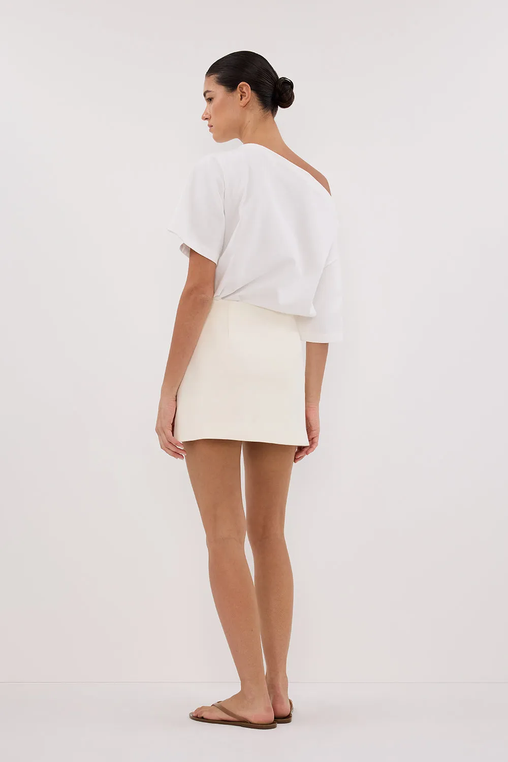 DEMI CREAM TAILORED SKORT Cool Tone