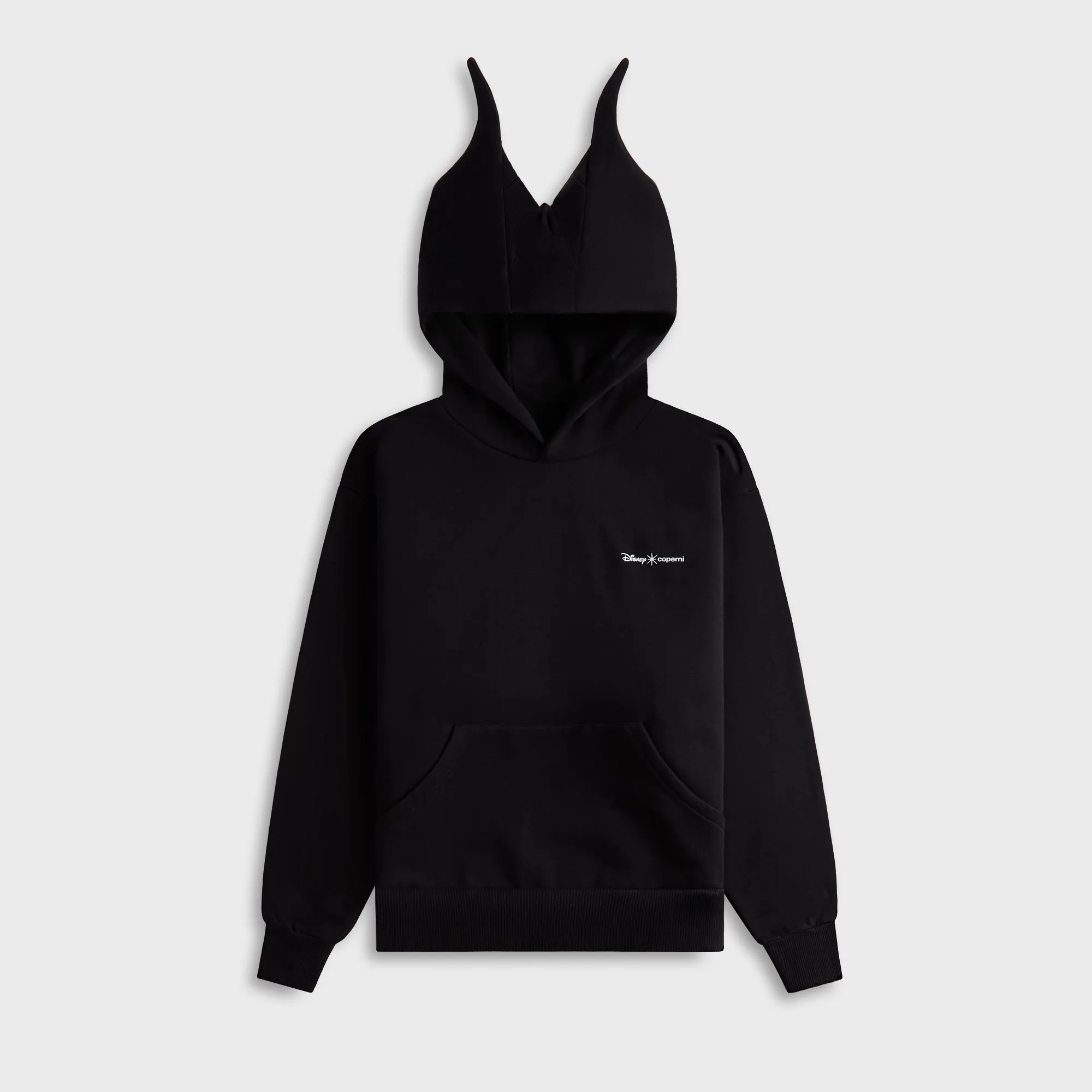 Disney x Coperni Maleficent Hoodie - Black dry cleanable