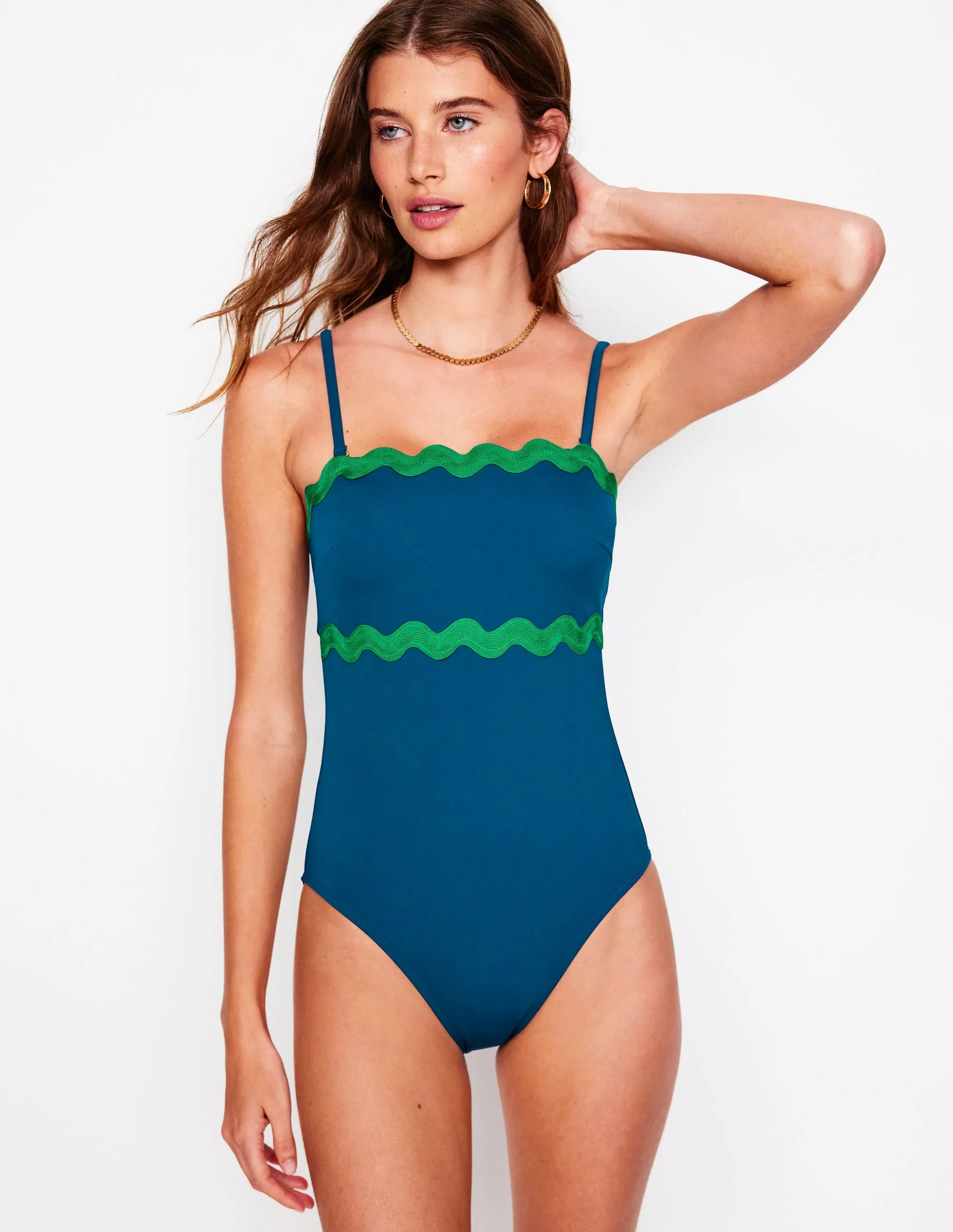 Giant Rik Rak Swimsuit-Oceanside Water Repellent Finish Non Clasp Straps