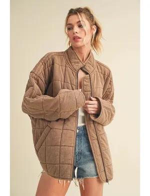 Dixie Jacket, Brown Hypoallergenic Fibers Neutral palette
