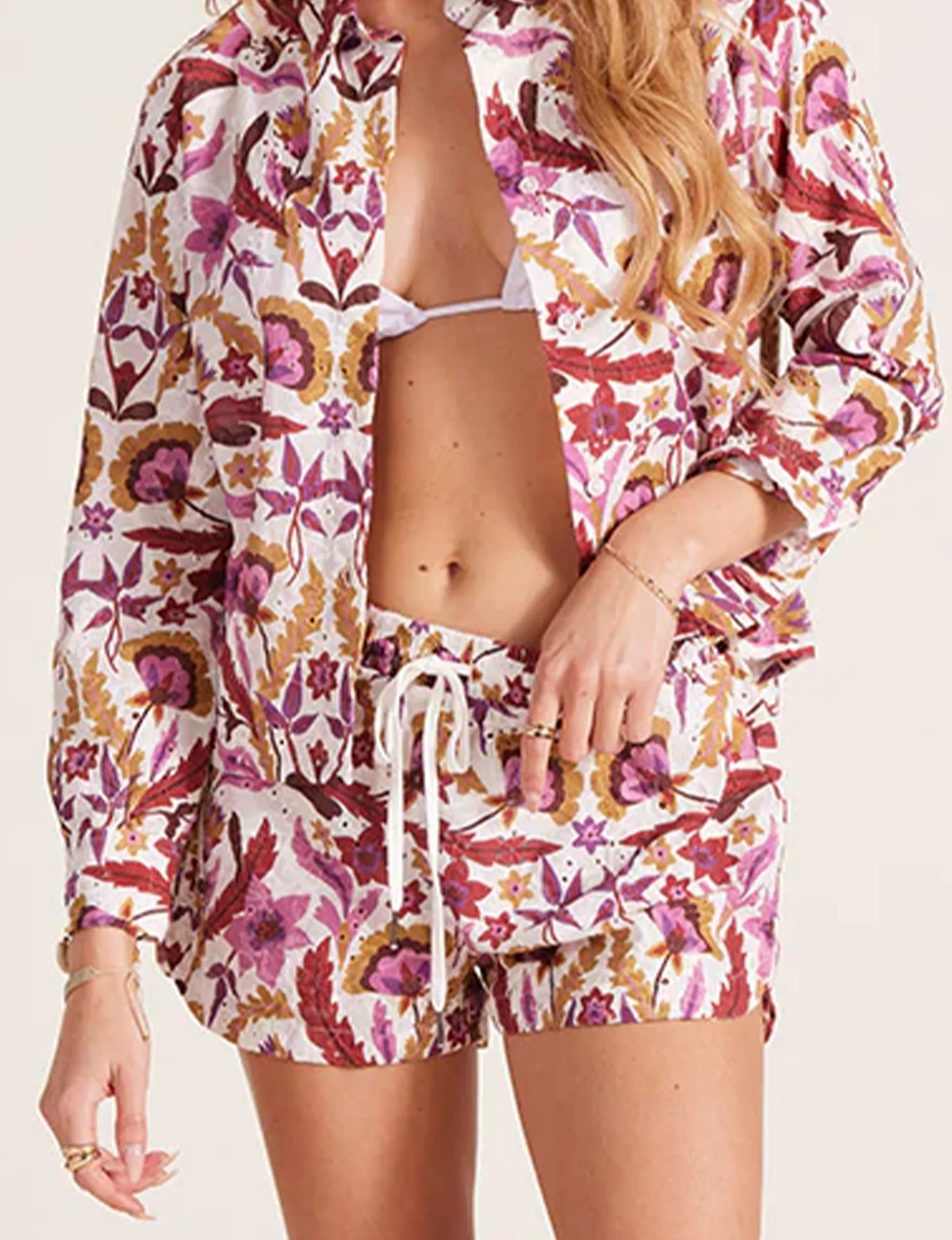 Dolphin Short, Paradise Bloom Friction Reducing Lining