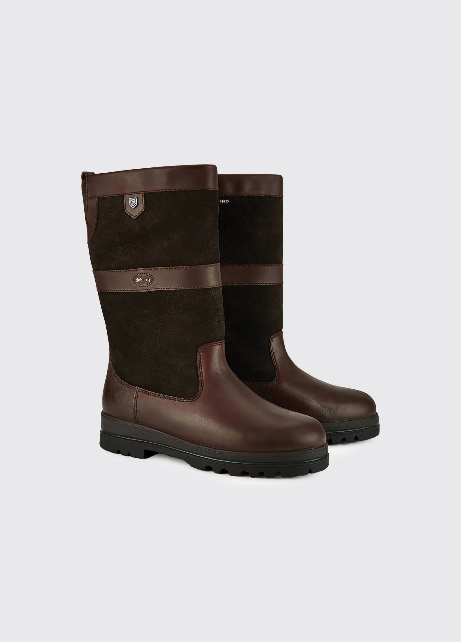 Subtle Aesthetic Donegal Ladies Insulated Country Boot - Black/Brown