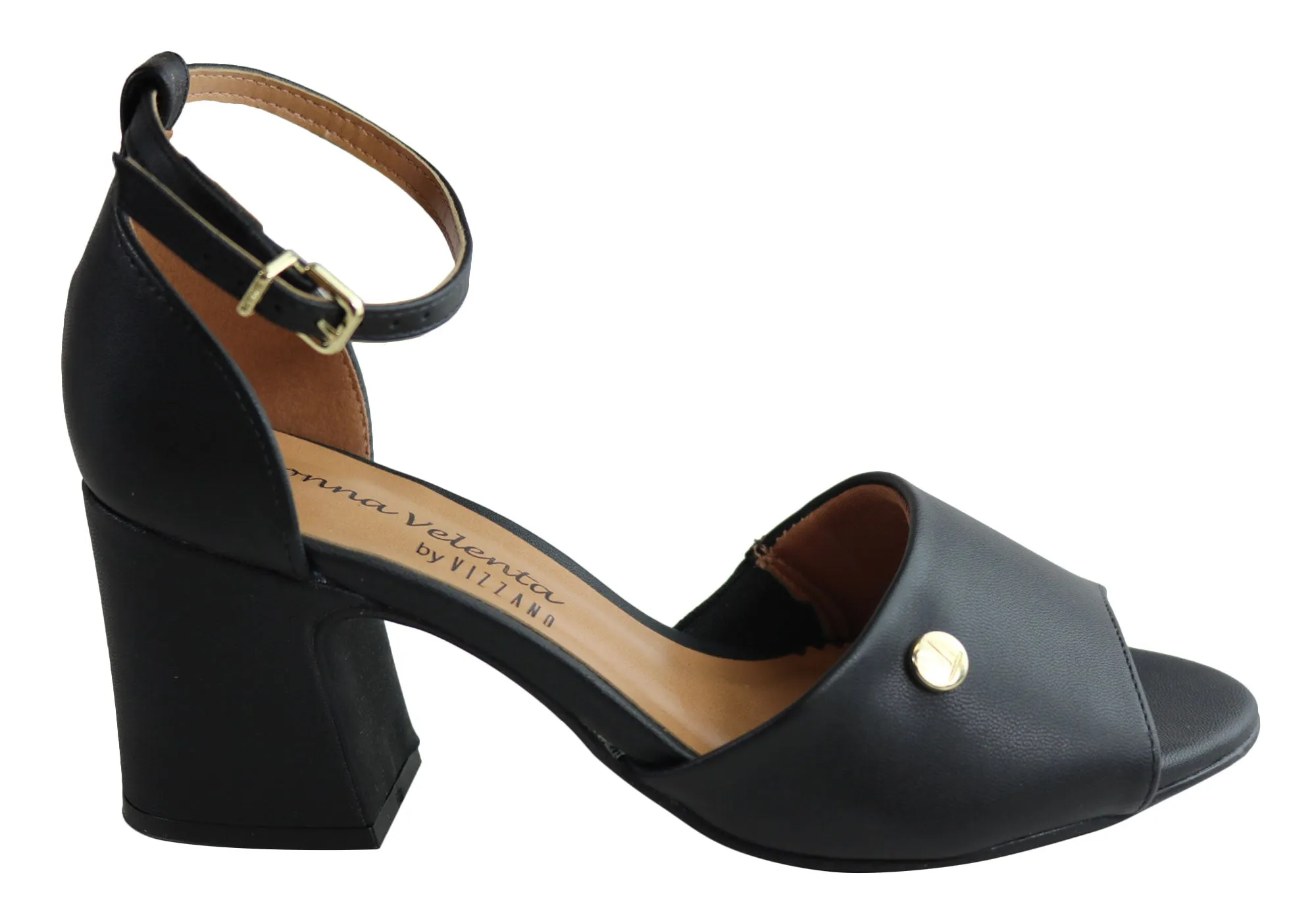 Donna Velenta By Vizzano Layla Womens Heels Sandals Made In Brazil Flexible Material