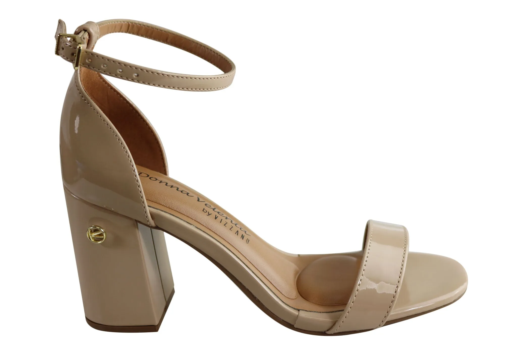 Pink High Heels Donna Velenta By Vizzano Nadia Womens Mid Heel Sandals Made In Brazil