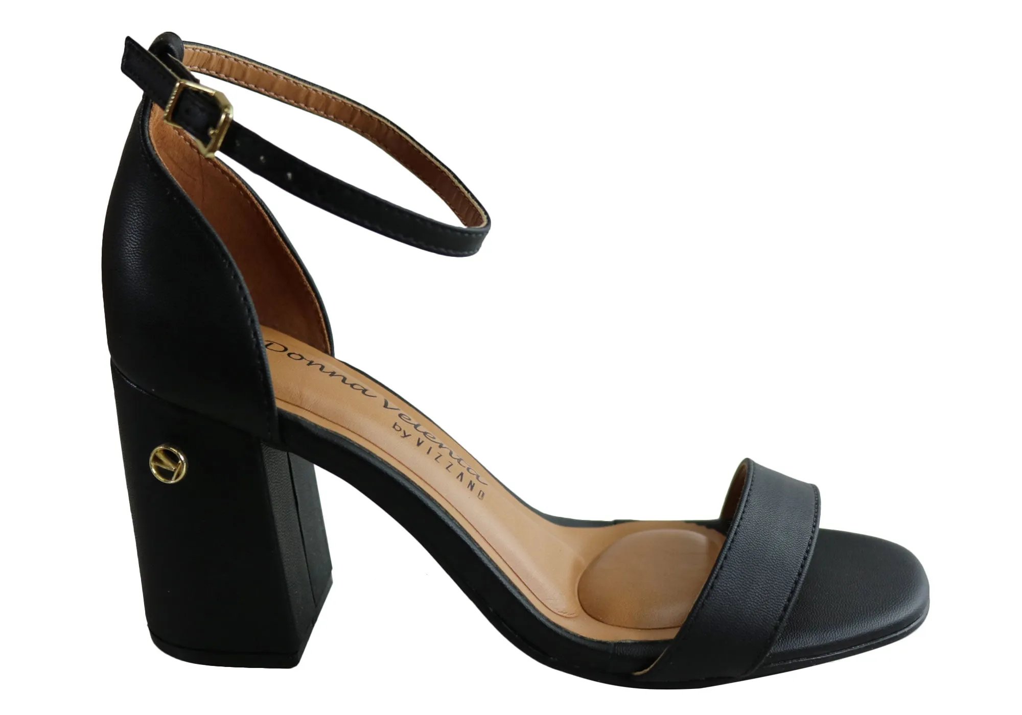 Breathable Material Suede Donna Velenta By Vizzano Nadia Womens Mid Heel Sandals Made In Brazil