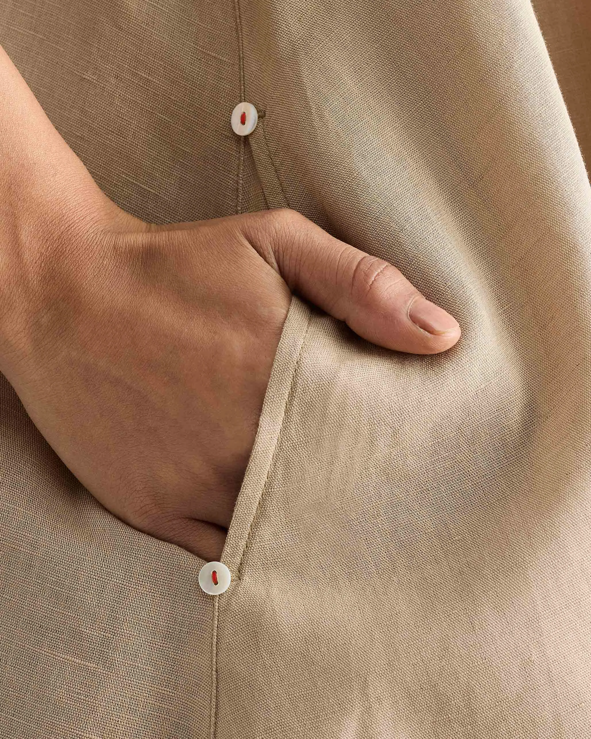 Fast Chic Double Layer Dress - Beige