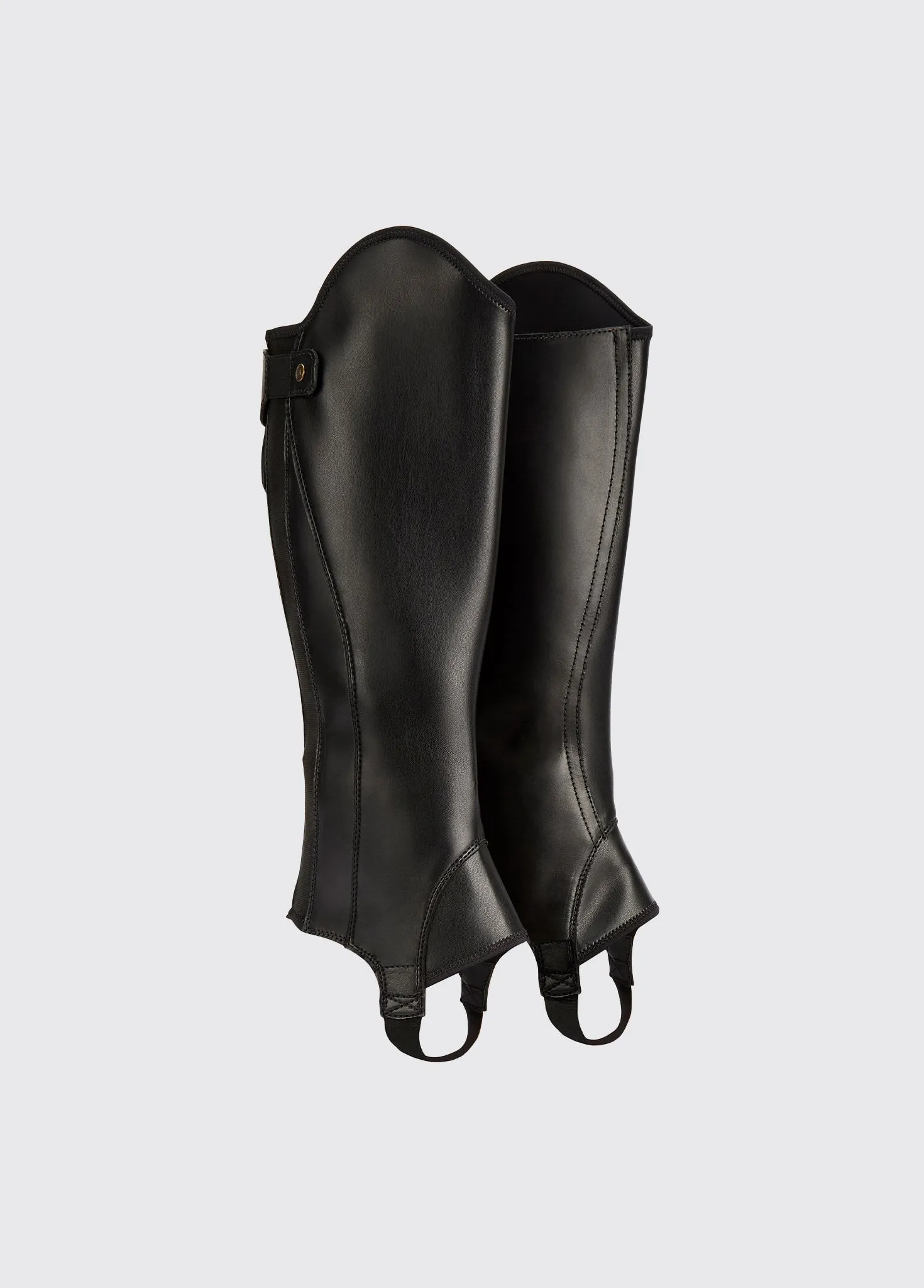 Dubarry Half Chap - Black Quick Fit Patent Glow