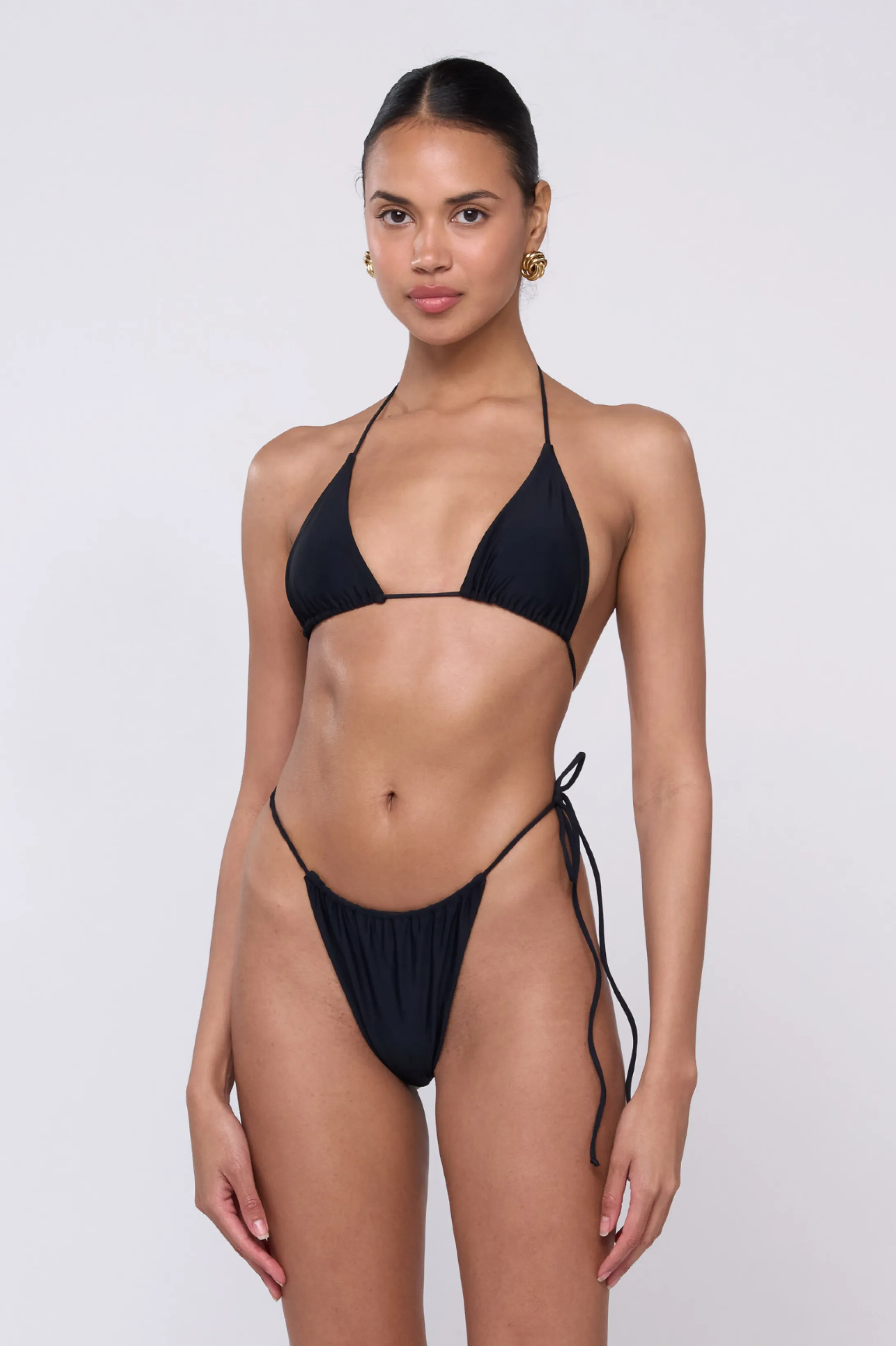 Water Ready Layering Piece Kyle Bikini Top in Black