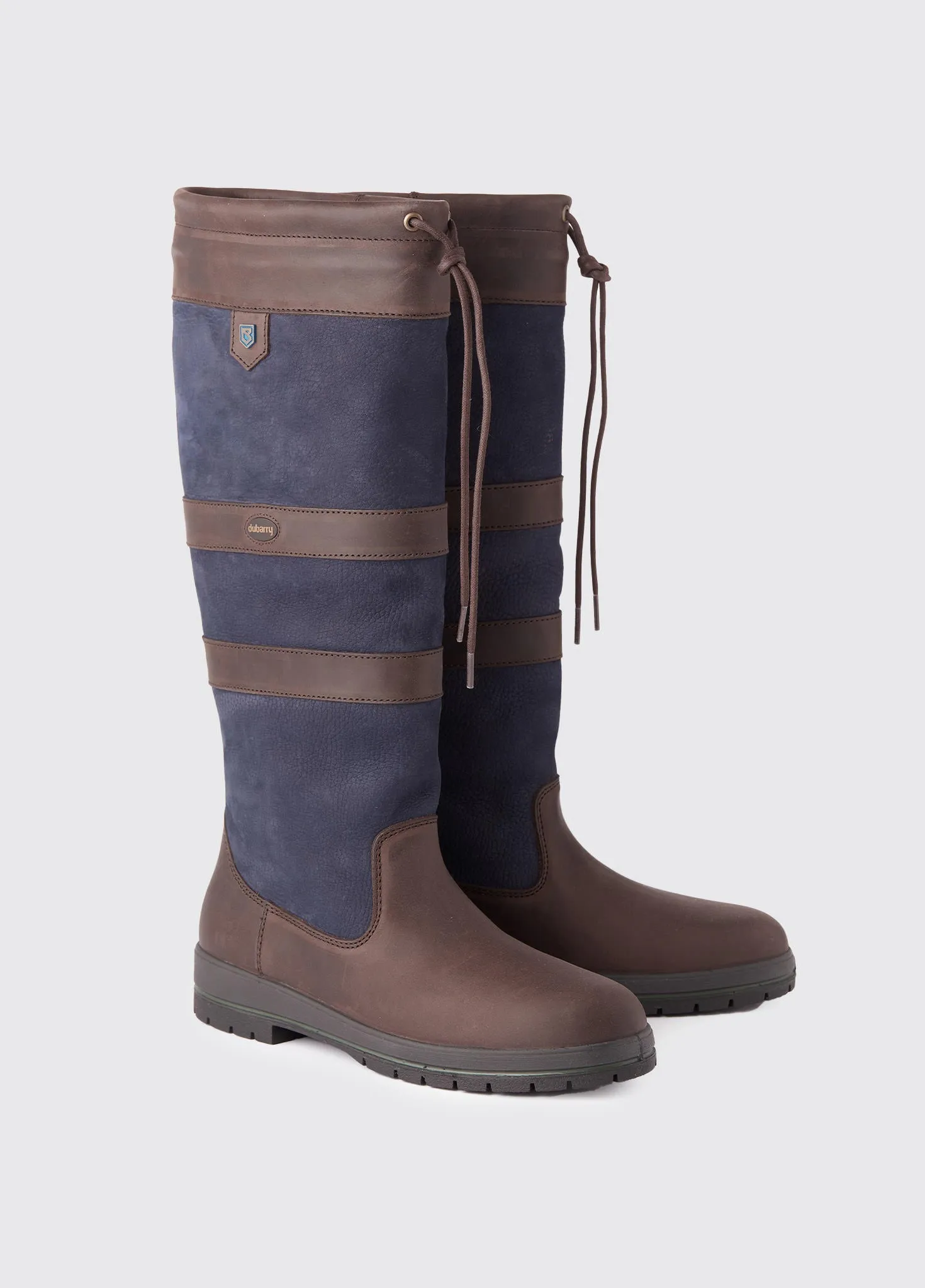 Anti Odor Cold Weather Commuter Rough Ready Galway Ladies ExtraFit? Country Boot - Navy/Brown