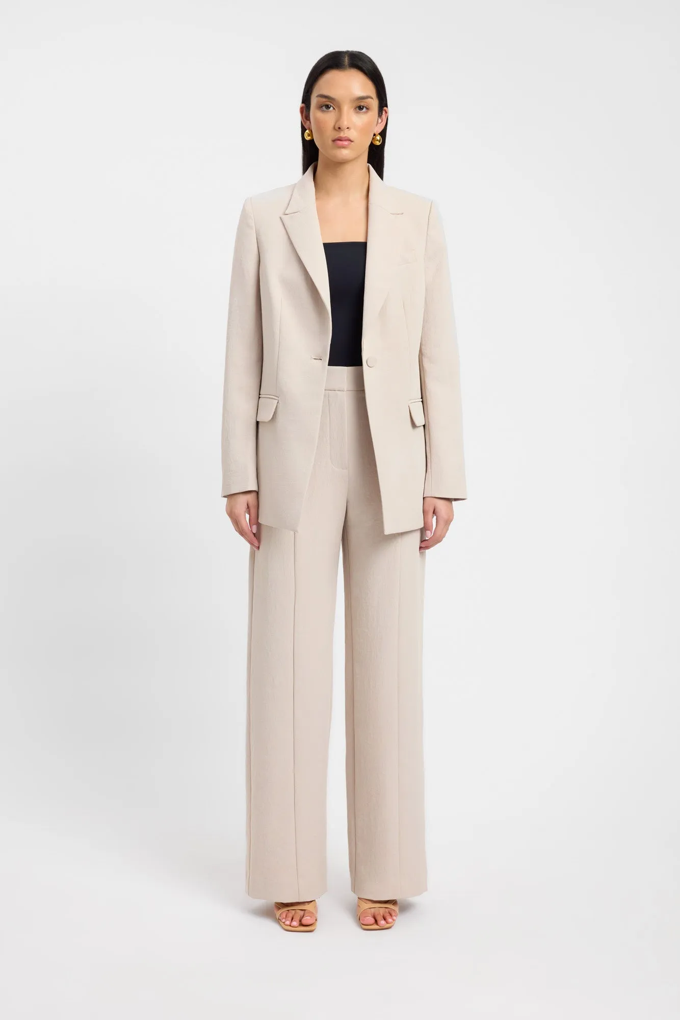 Ariel Boyfriend Blazer Bonded seams Insulated Design