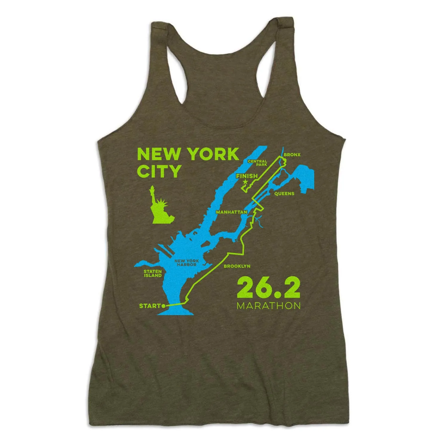 Multi - functional Women's Everyday Tank Top - New York City Route