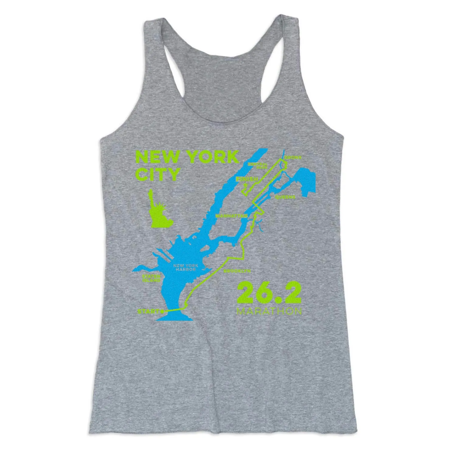 Women's Everyday Tank Top - New York City Route Slim Fit Cut