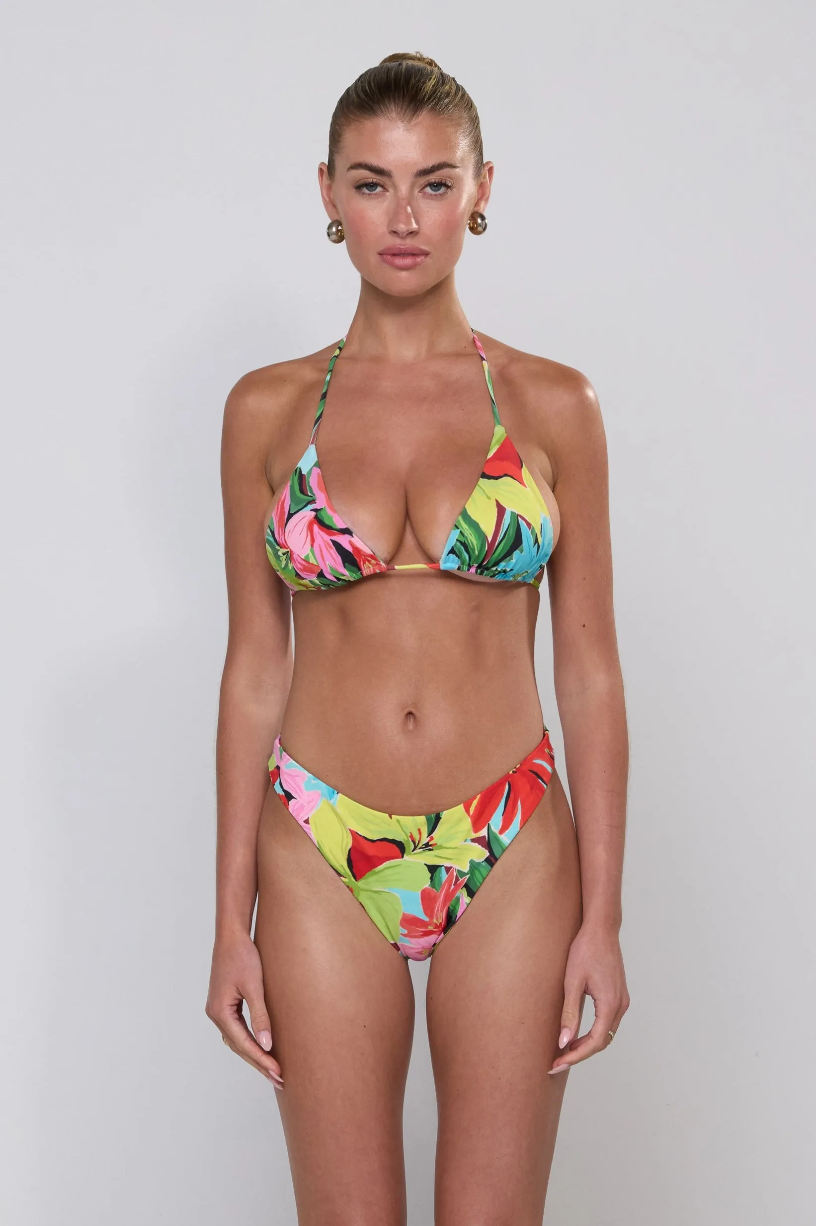 Pool Attire Beau Bikini Bottom in Tropicana