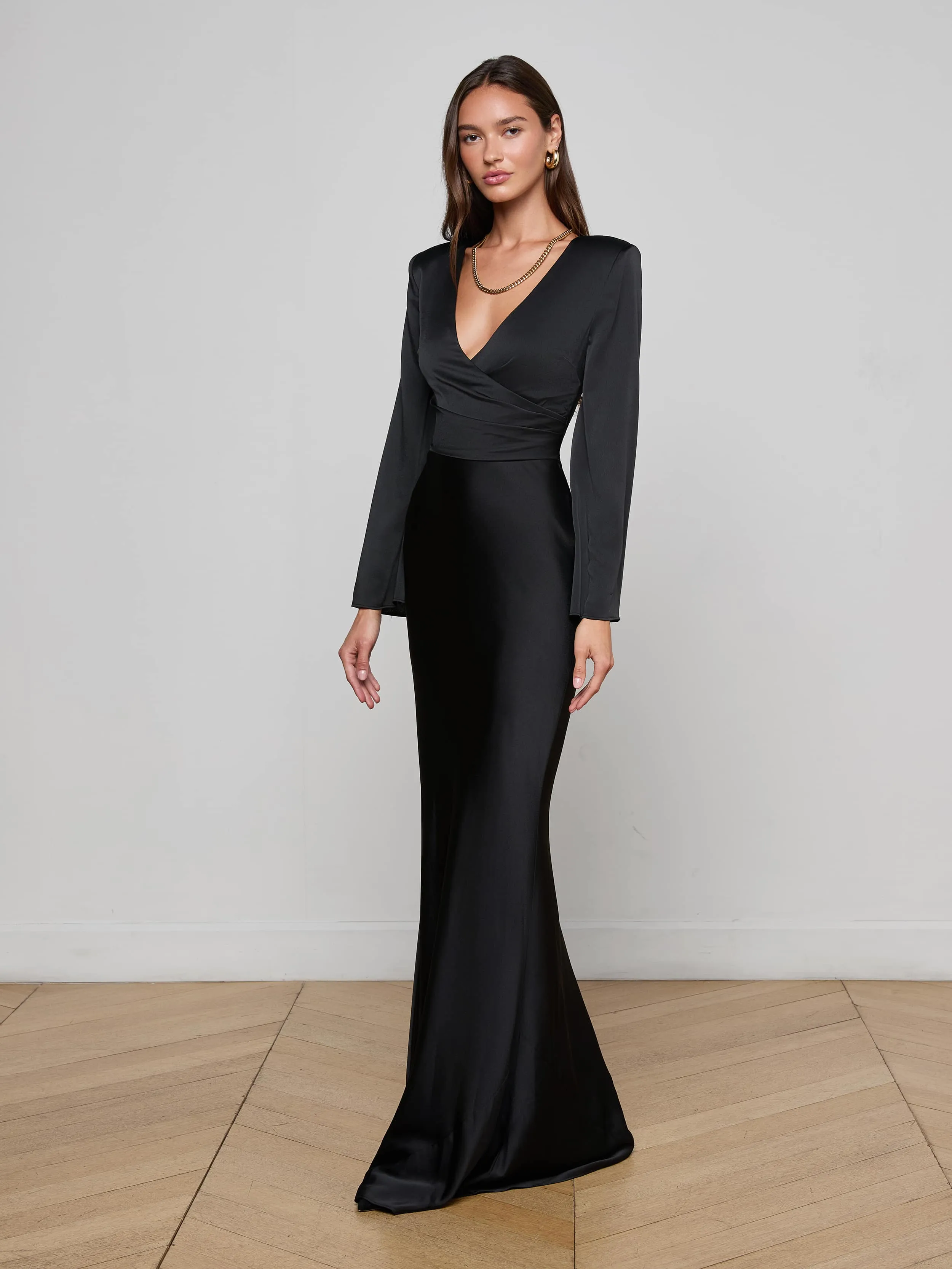 Warm-Layer Manon Gown with Faux Fur