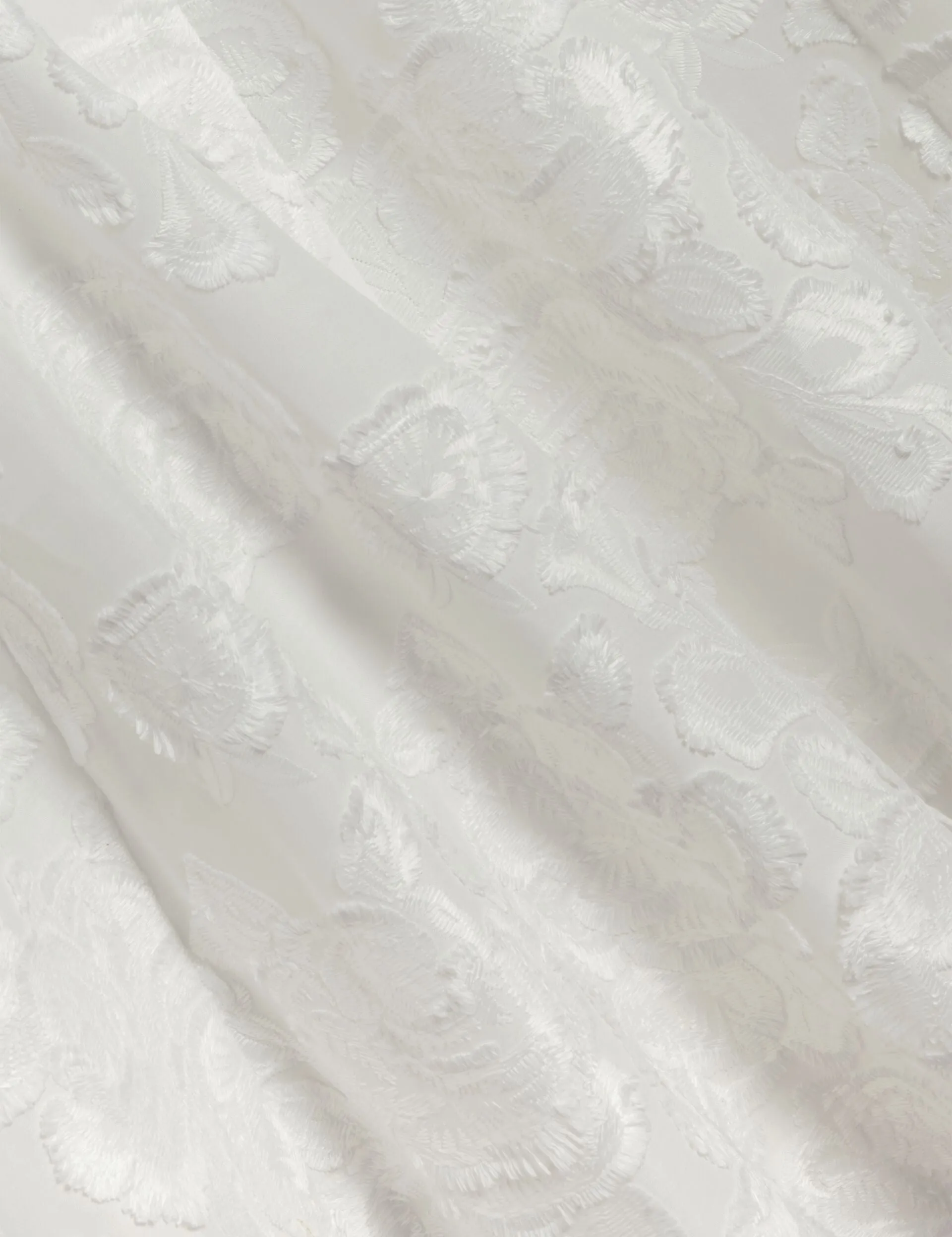 Flared hem ECCRINA | WHITE