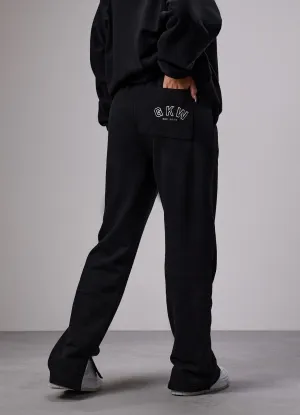 GKW Sports Luxe Straight Leg Jogger - Black QuickReleaseClosures Athletic Fit