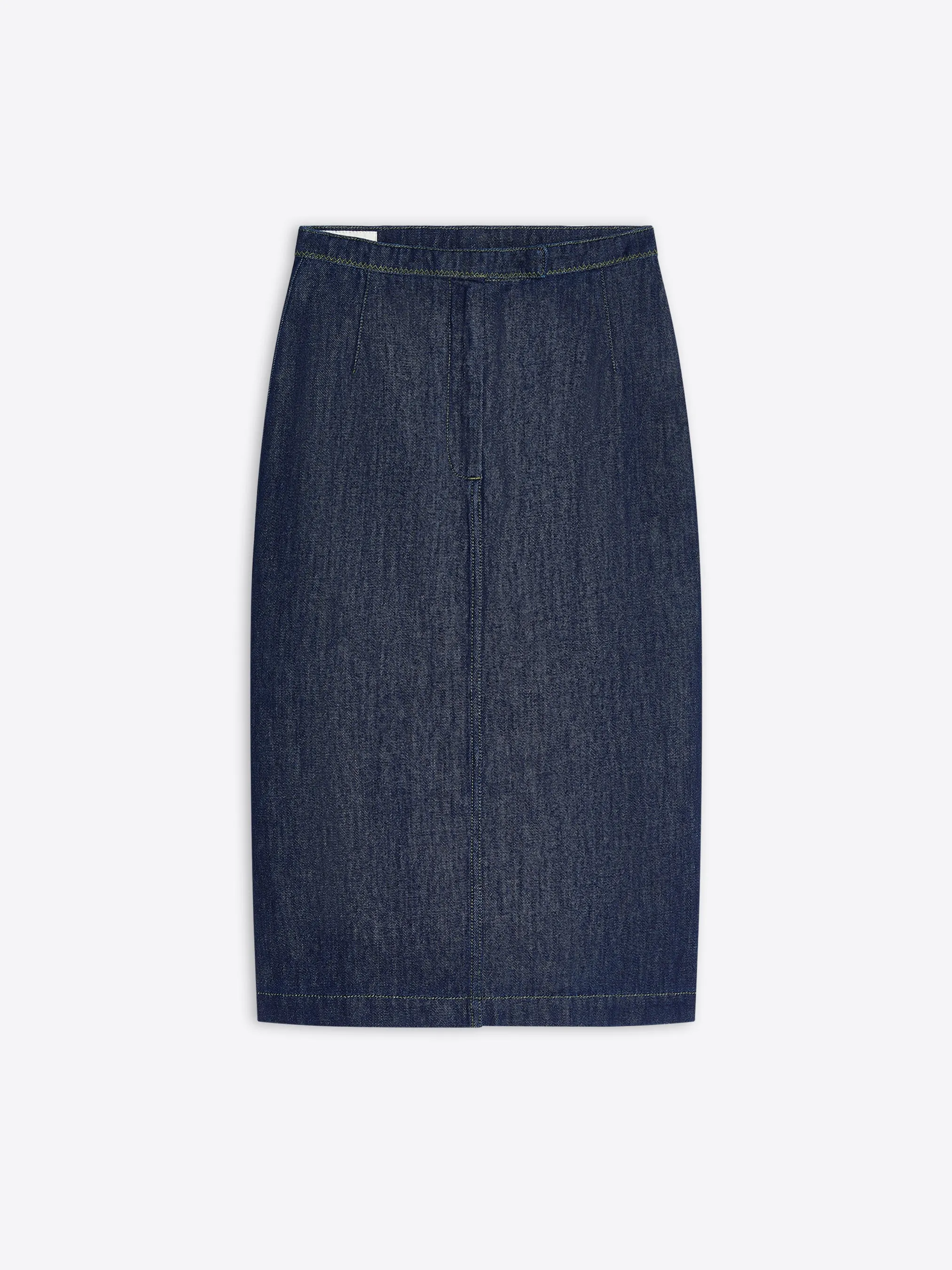 City Tones Denim pencil skirt