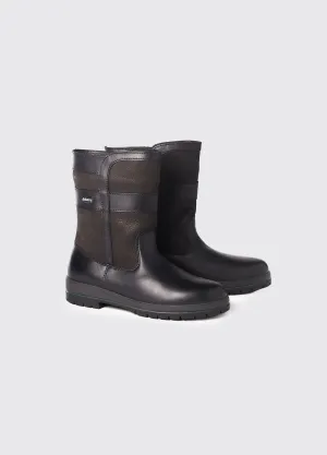 Roscommon Ladies' Short Rain Boot - Black Customizable Fit Features