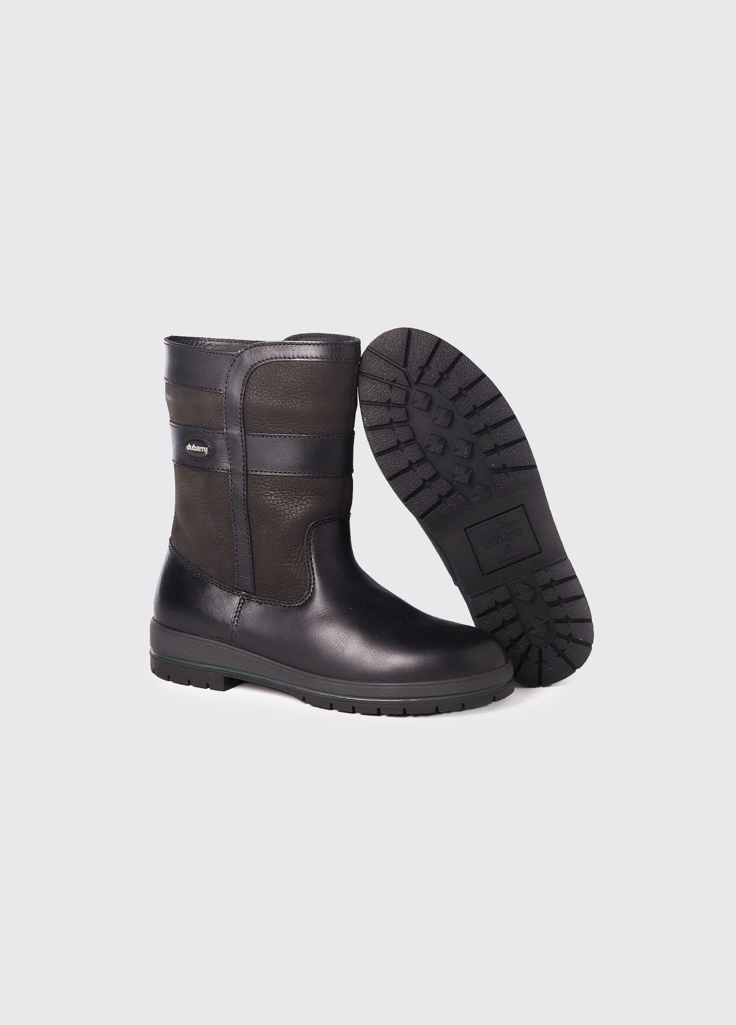Roscommon Ladies' Short Rain Boot - Black All terrain
