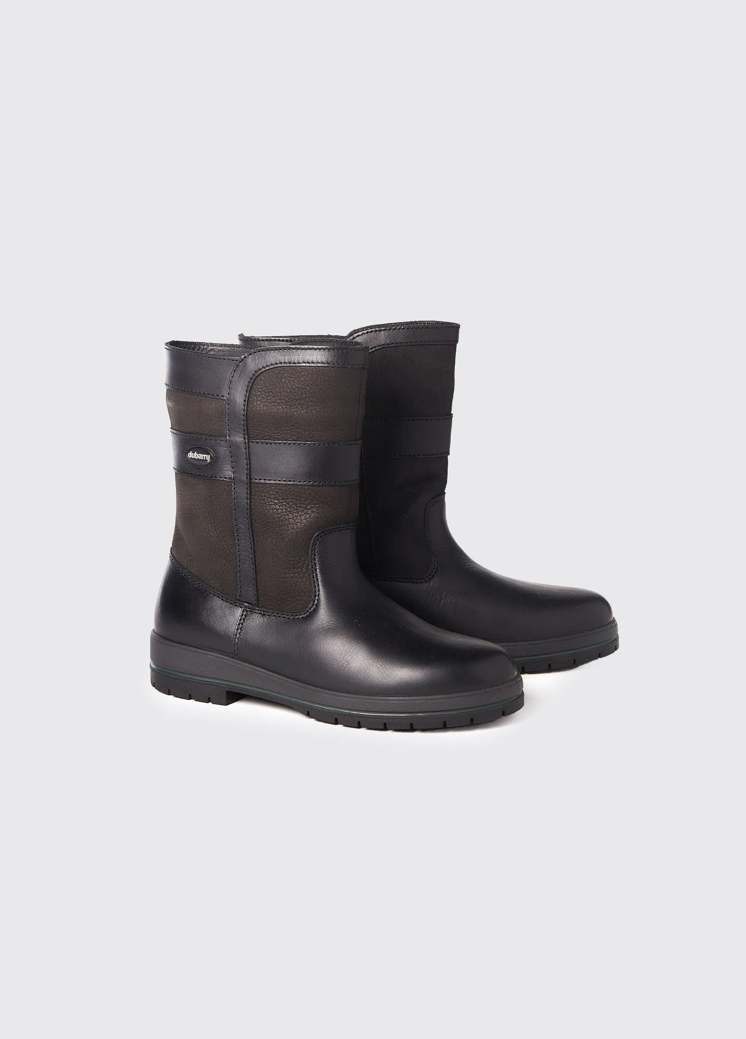Roscommon Ladies' Short Rain Boot - Black Customizable Fit Features