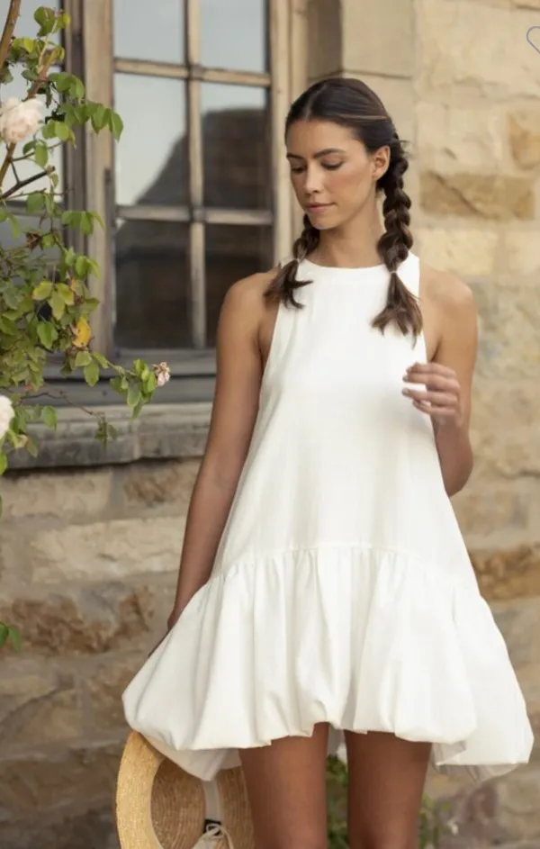 Runway-Ready The Cloud Mini Bubble Dress