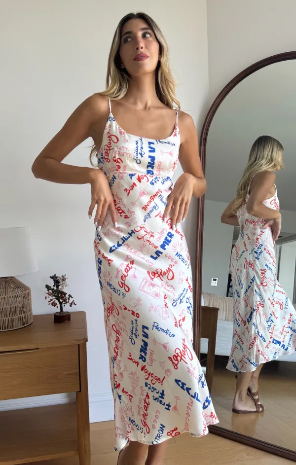 Joan Dress Night Mood Calm Texture