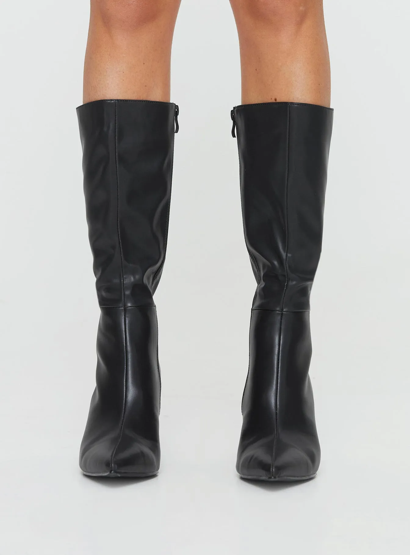 Elodiee Knee High Boots Black Sturdy Upper Pro Skate