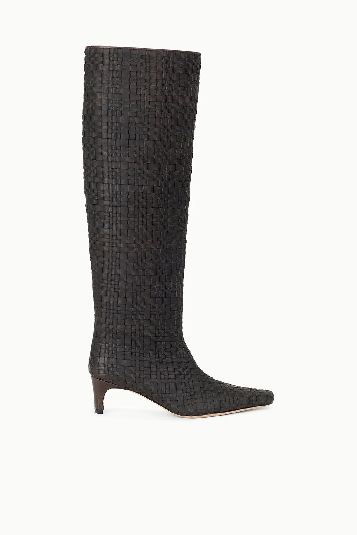 Shock Absorbing Technology Rugged Style WALLY BOOT | ESPRESSO WOVEN LEATHER