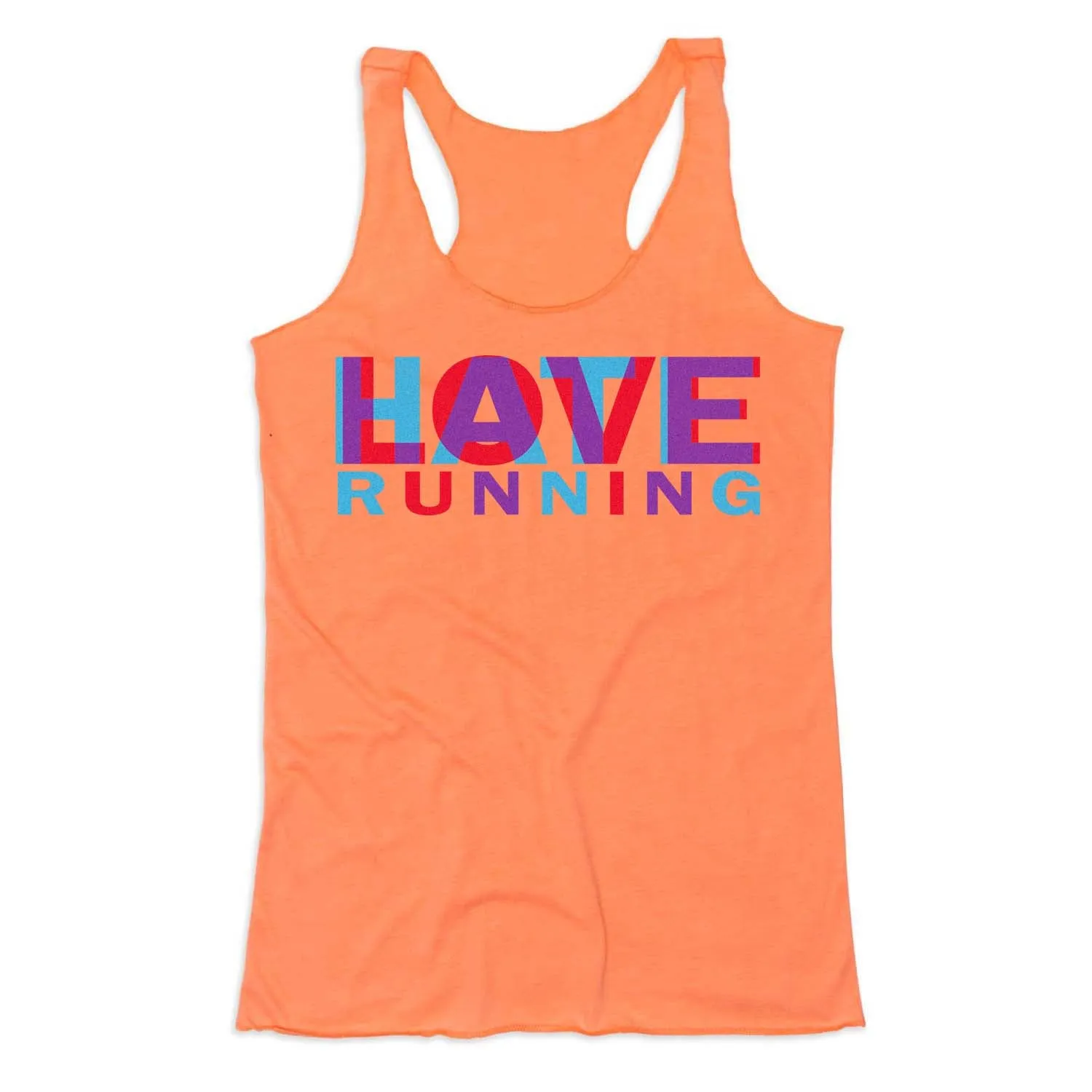 Women's Everyday Tank Top - Love Hate Running Troop - supported Moisture Wicking Design
