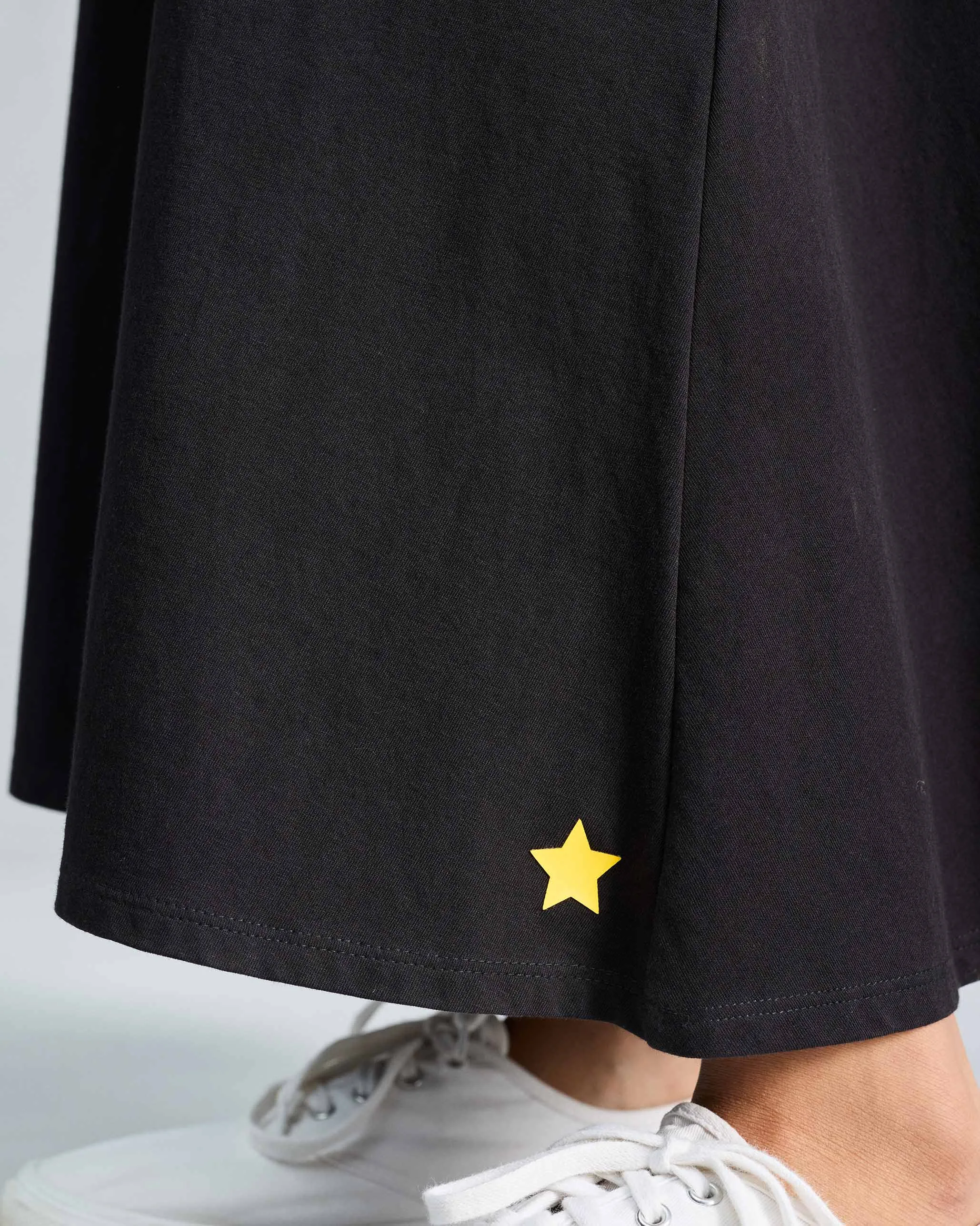 Summer Friendly Pure Aesthetic Esther Dress - Black