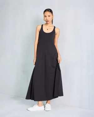 Minimalist feel ReversibleStyle Esther Dress - Black
