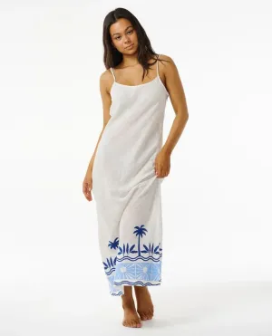 Rip Curl Womens Dress Santorini Sun Printed Maxi Smooth Shape