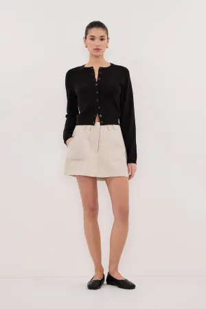 Opaque Lining EVA NATURAL LINEN SKORT