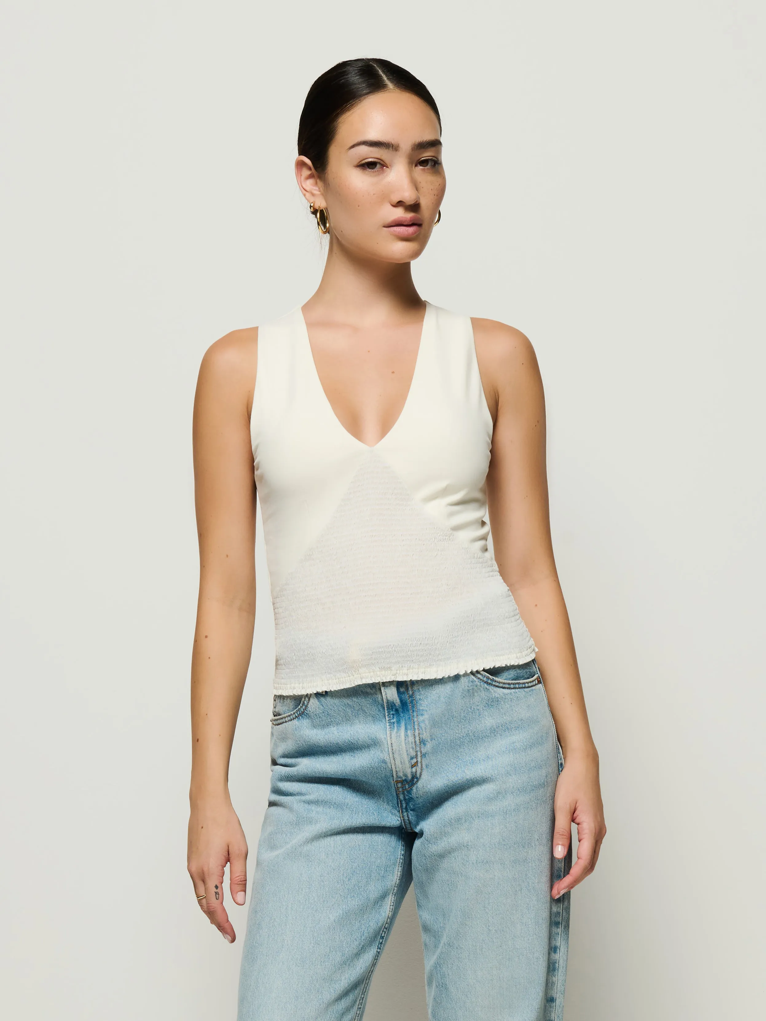 Evalina Tank layerable Modern Outfit